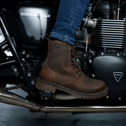 Derby Rusty Wrangler Motorcycle Boots | Trip Machine Boots