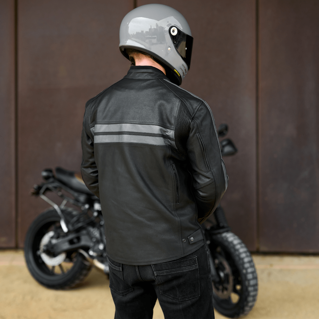 *NEW* The 'Dusk' Jacket | Black Leather Motorbike Jacket