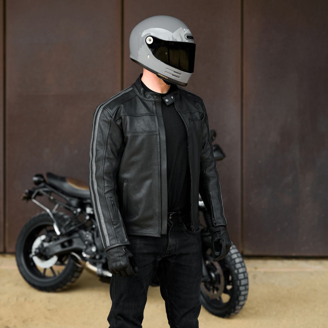 *NEW* The 'Dusk' Jacket | Black Leather Motorbike Jacket