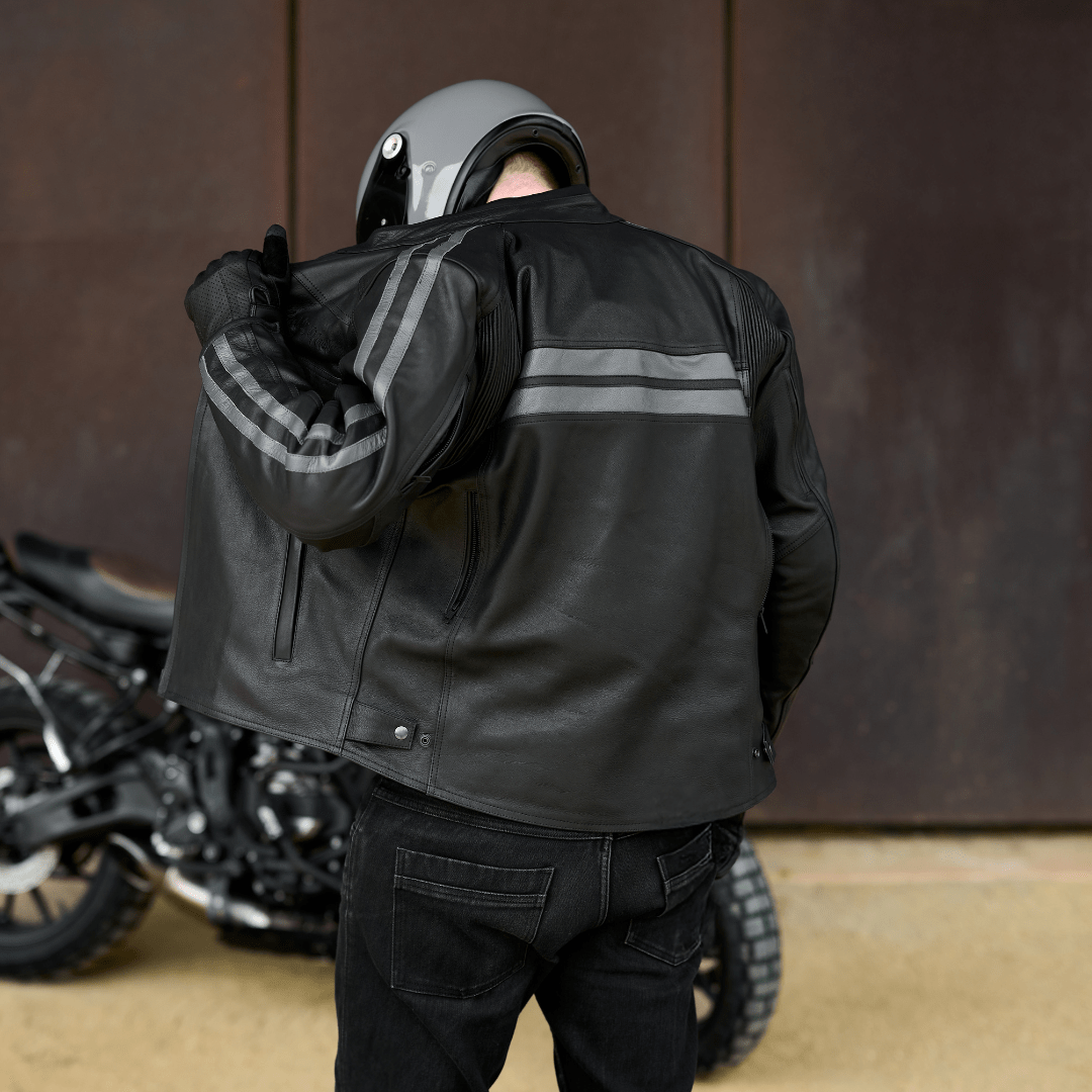 *NEW* The 'Dusk' Jacket | Black Leather Motorbike Jacket