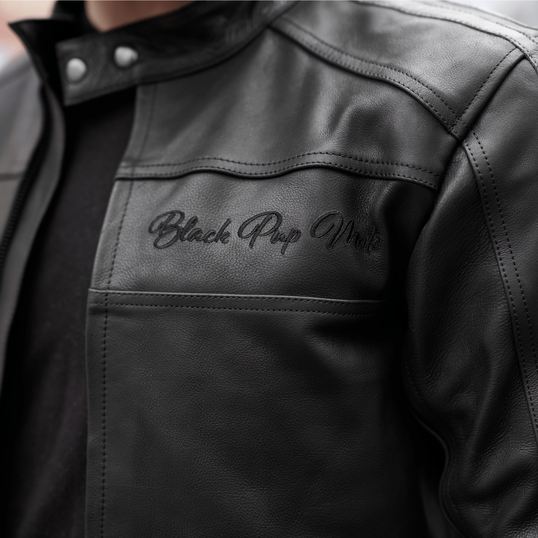 *NEW* The 'Dusk' Jacket | Black Leather Motorbike Jacket