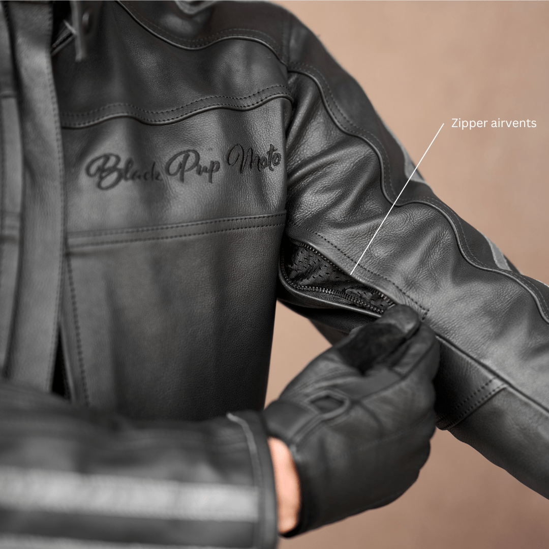 *NEW* The 'Dusk' Jacket | Black Leather Motorbike Jacket