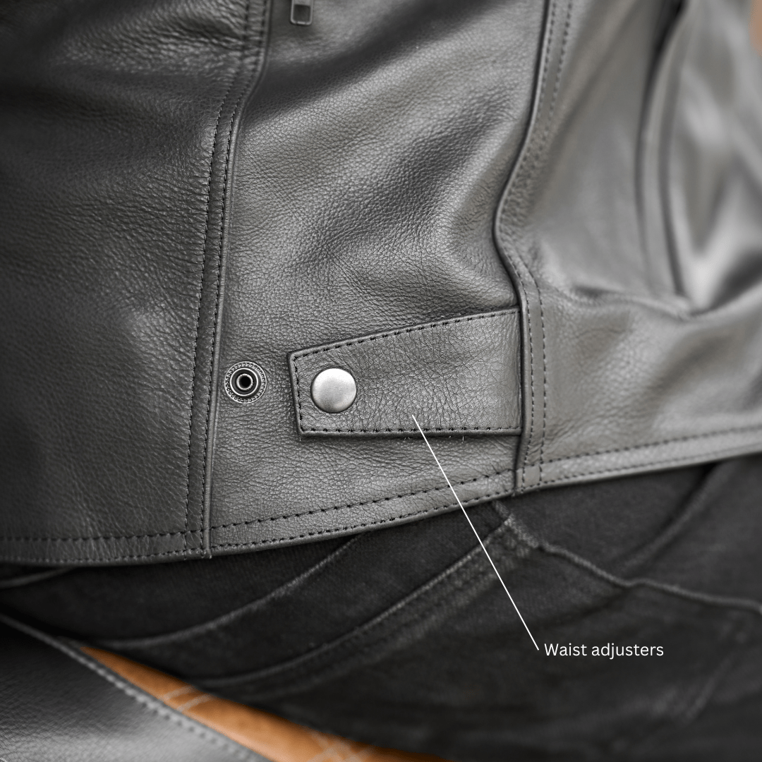 *NEW* The 'Dusk' Jacket | Black Leather Motorbike Jacket