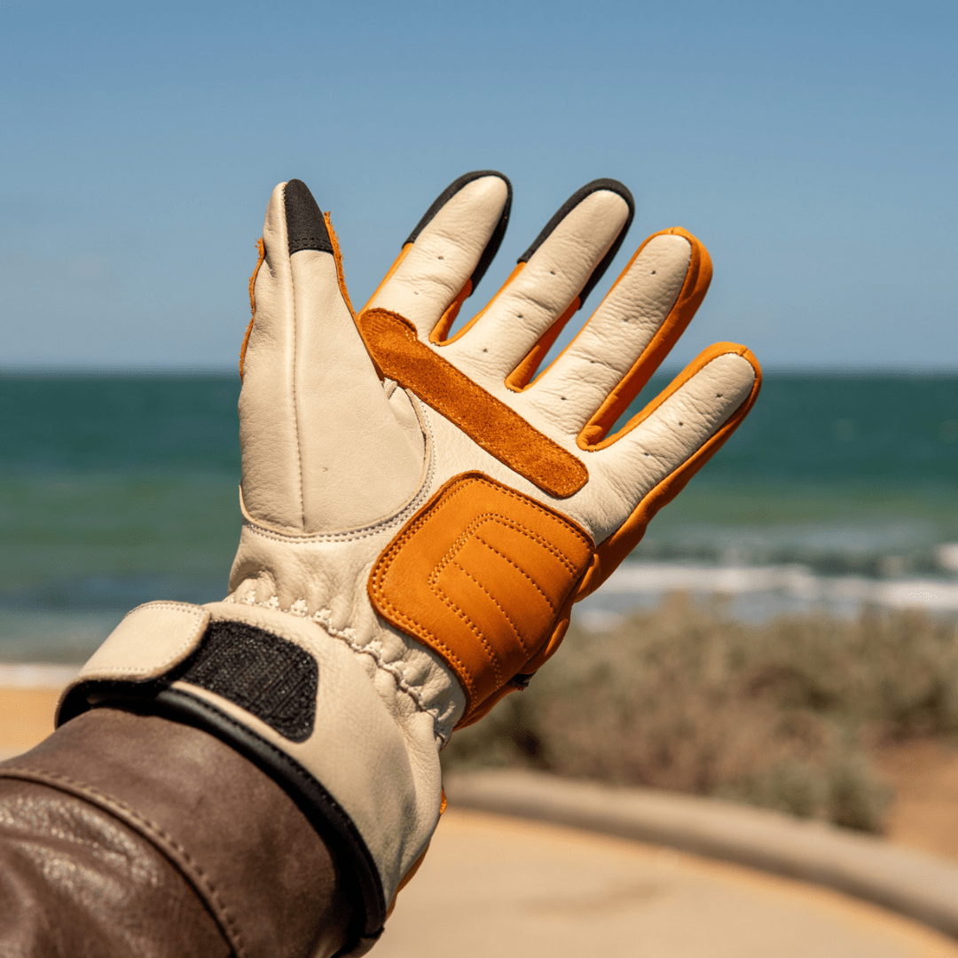 *NEW* The 'Sumner' Gloves | Retro Motorbike Gauntlet Gloves