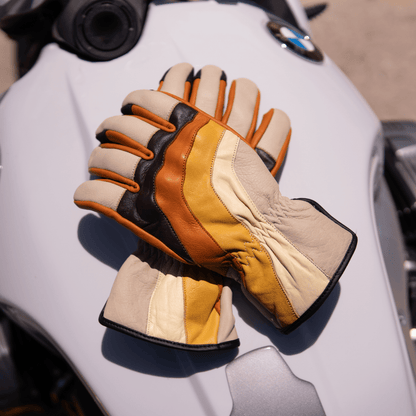 *NEW* The 'Sumner' Gloves | Retro Motorbike Gauntlet Gloves