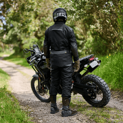 'Tallarook' Waterproof ADV Motorbike Pants | 1000D Cordura Leather Kevlar