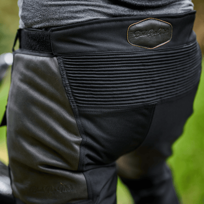 'Tallarook' Waterproof ADV Motorbike Pants | 1000D Cordura Leather Kevlar