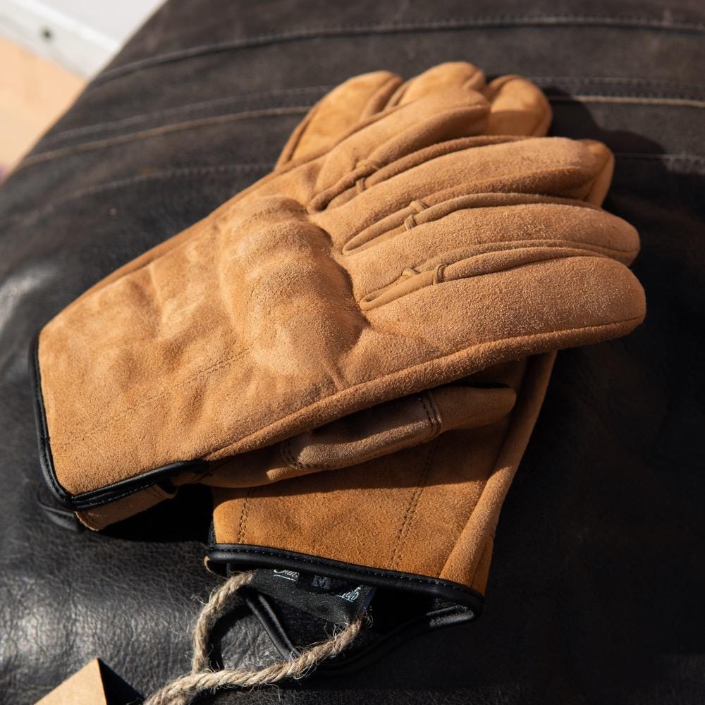 Cafe racer leather on sale gloves